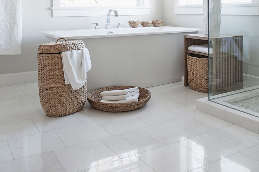 Splash Into Fashion: Selecting the Greatest Tile for Your Lavatory Flooring
