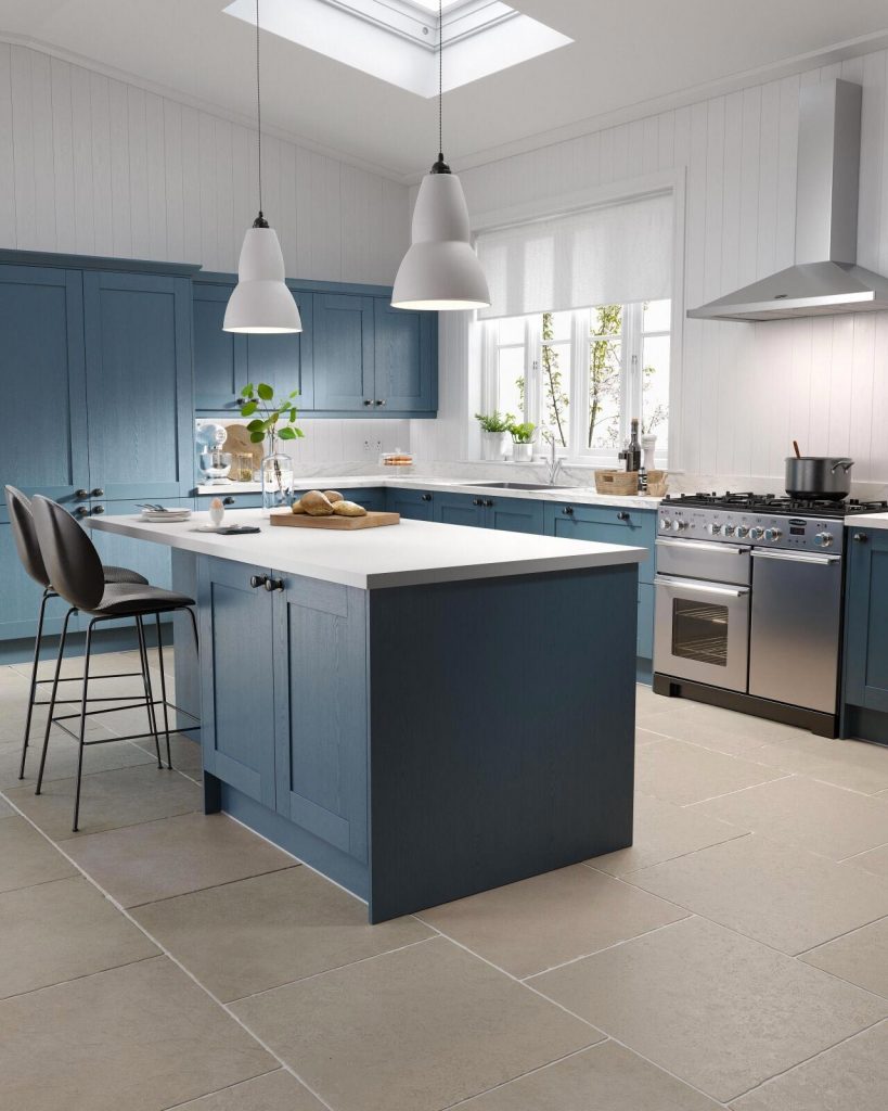 Blue Kitchen Cupboards